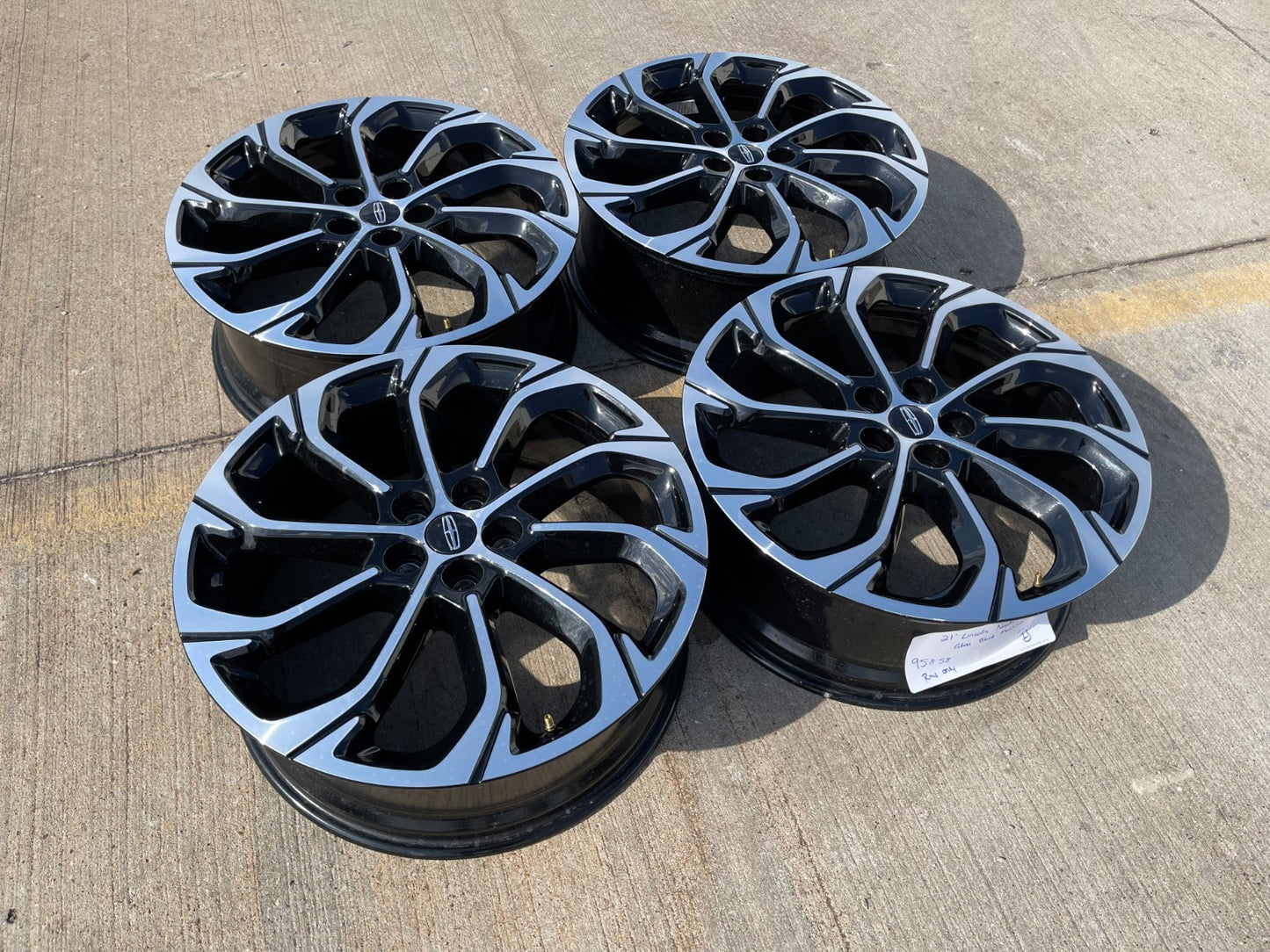 21" Lincoln Nautilus Black Label OEM 95858 rims wheels 2023 2024 2025 2026 NEW