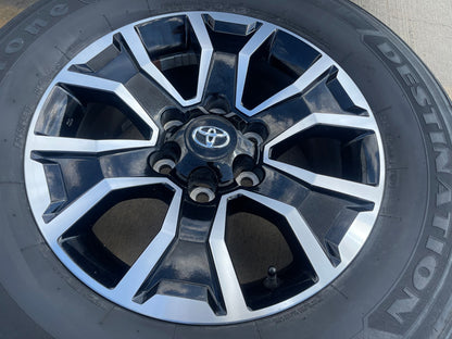 17" Toyota Tacoma 4Runner OEM 75259 wheels rims black TRD FJ SET