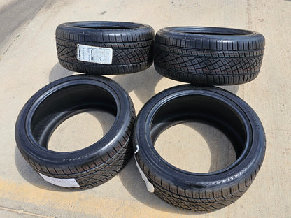 (2) 255/40/18 + (2) 285/35/18 Continental Extreme Contact tires 99Y M+S XL NEW