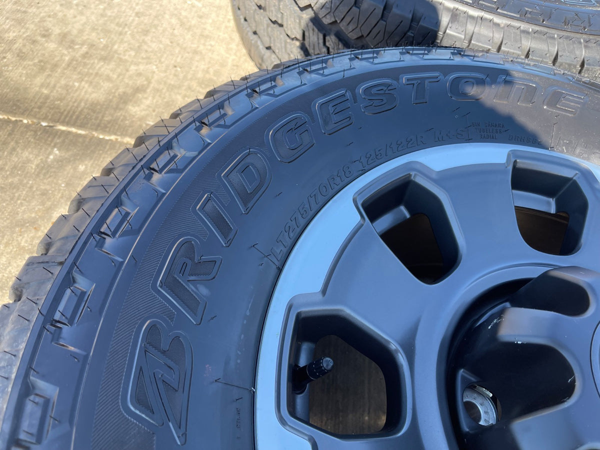 18" Ford F-250 F-350 OEM 10482 LARIAT rims wheels BRIDGSETONE SET NEW