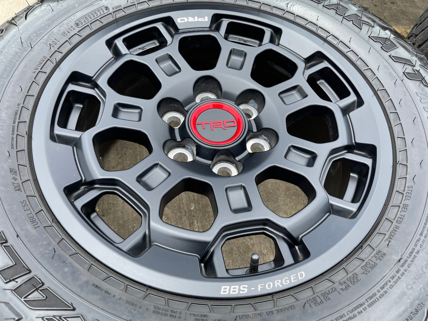 18" Toyota Tundra TRD BBS FORGED OEM black 95458 wheels rims Sequoia FALKEN NEW