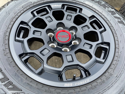 18" Toyota Tundra TRD BBS FORGED OEM black 95458 wheels rims Sequoia FALKEN NEW