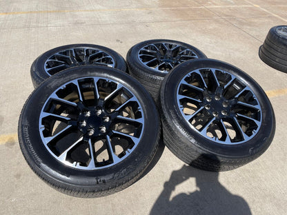 22" Chevy Silverado GMC OEM Replica Yukon Tahoe 14079 wheels rims tires