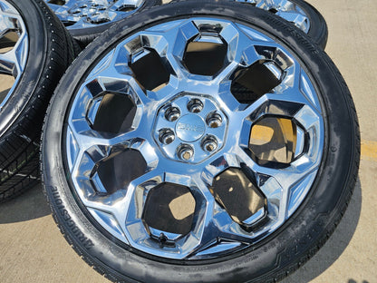 NEW 24" GMC Yukon Sierra Tahoe Cadillac Escalade V OEM wheels rims SET NEW
