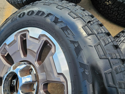 20" Ford F-250 F-350 OEM 10487 LIMITED KING RANCH tan wheels rims GOODYEAR
