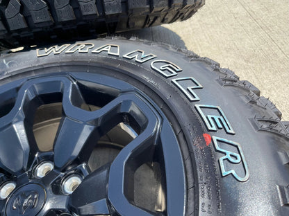 18" Dodge Ram 1500 TRX RHO Black OEM 66002 wheels rims DURATRAC 33" NEW