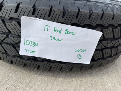 17" Ford Bronco wheel rim tire SPARE 10384 OEM Ranger 2023 2024 2025 2026 NEW
