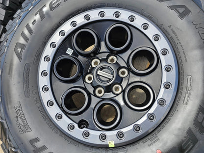 17" Ford F-150 Raptor OEM BEADLOCK rims wheels BFG KO2 37" tires NEW