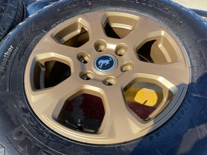 17" Ford Bronco HERITAGE wheels rims OEM 10384 10384 BRONZE 2023 2024 2025 NEW