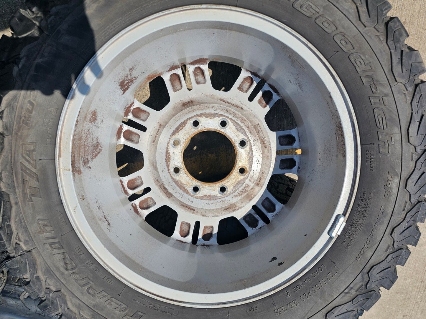 20" Ford F-250 F-350 OEM 3951 3845 KING RANCH rims wheels tires BFG KO2 A/T