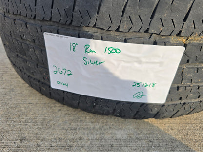 18" Dodge Ram 1500 OEM wheels rims 2672 tires GOODYEAR