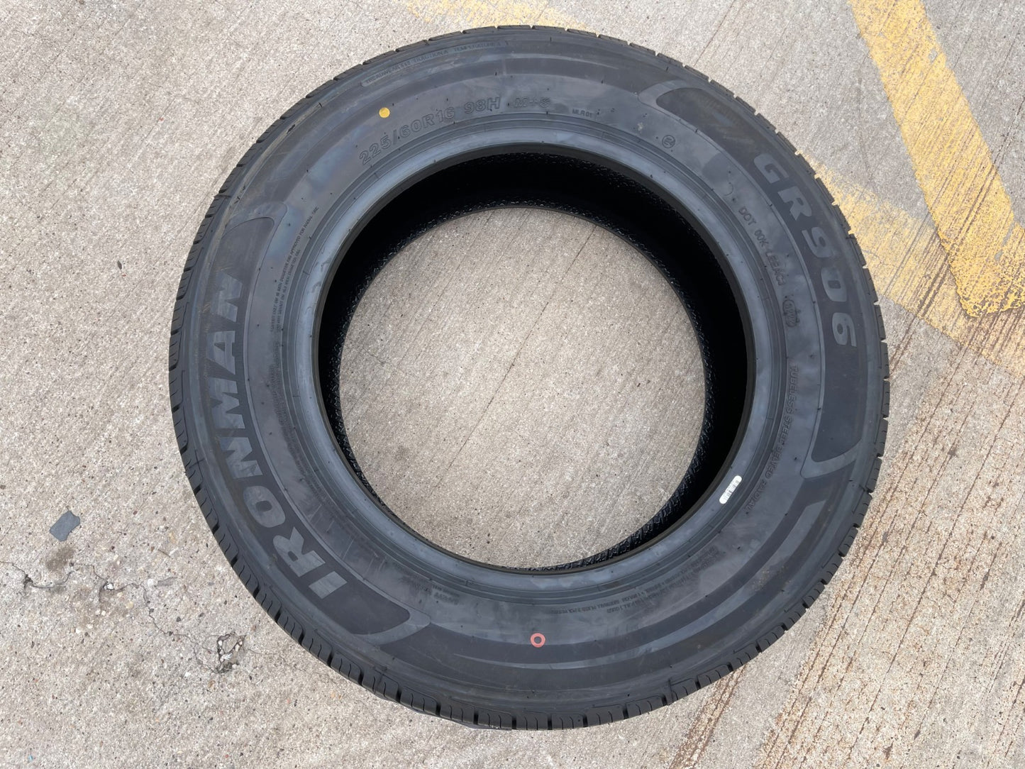(1) 225/60/16 Ironman GR906 tire 225/60R16 98H NEW
