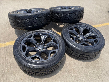 22" Dodge Ram 1500 OEM Laramie wheels LIMITED Gray 2685 2727 tires