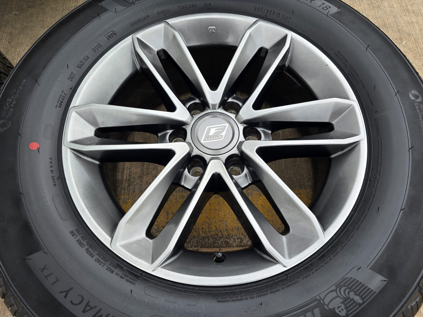 18" Lexus GX460 F Sport Tacoma 4Runner OEM 74294 GX470 wheels rims MICHELIN NEW