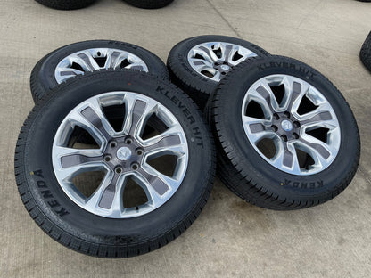 20" Dodge Ram 1500 OEM Laramie Long Horn 2678 2682 wheels rims KENDA H/T 4S NEW