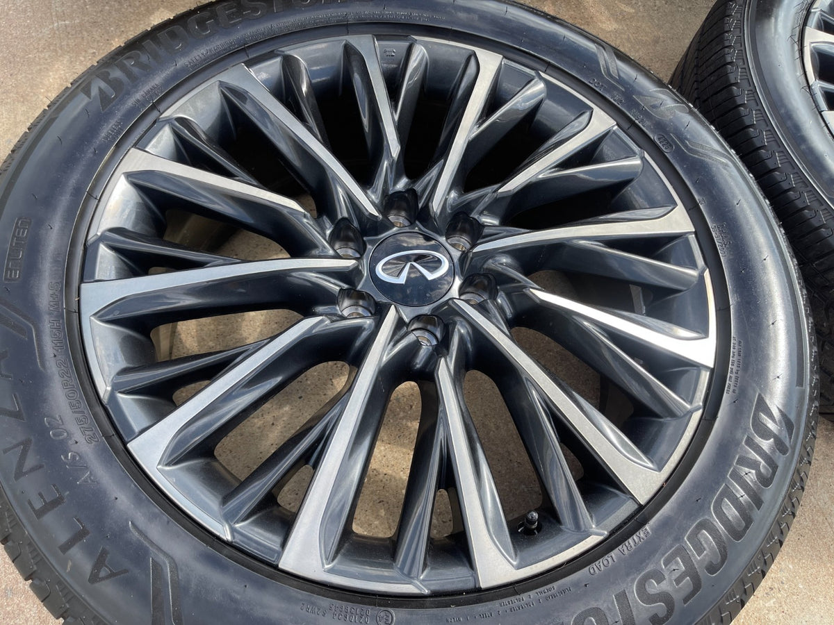 22" Infiniti QX80 QX56 Nissan Titan Armada OEM 94238 wheels rims 2026 2027 NEW