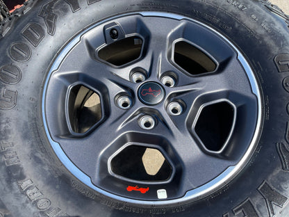 17" Jeep Wrangler Gladiator RUBICON OEM RIM# 9236 wheels rims SET FITS 2007-2027