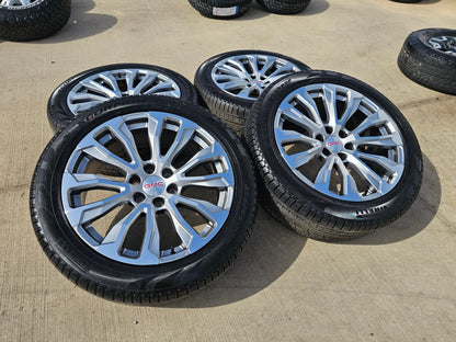 22" GMC Yukon Sierra DENALI OEM wheels rims SET 14025 97000 tires PIRELLI NEW