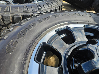18" Ford F-250 F-350 OEM TREMOR rims wheels 10482 tires SET GOODYEAR DURATRAC AT