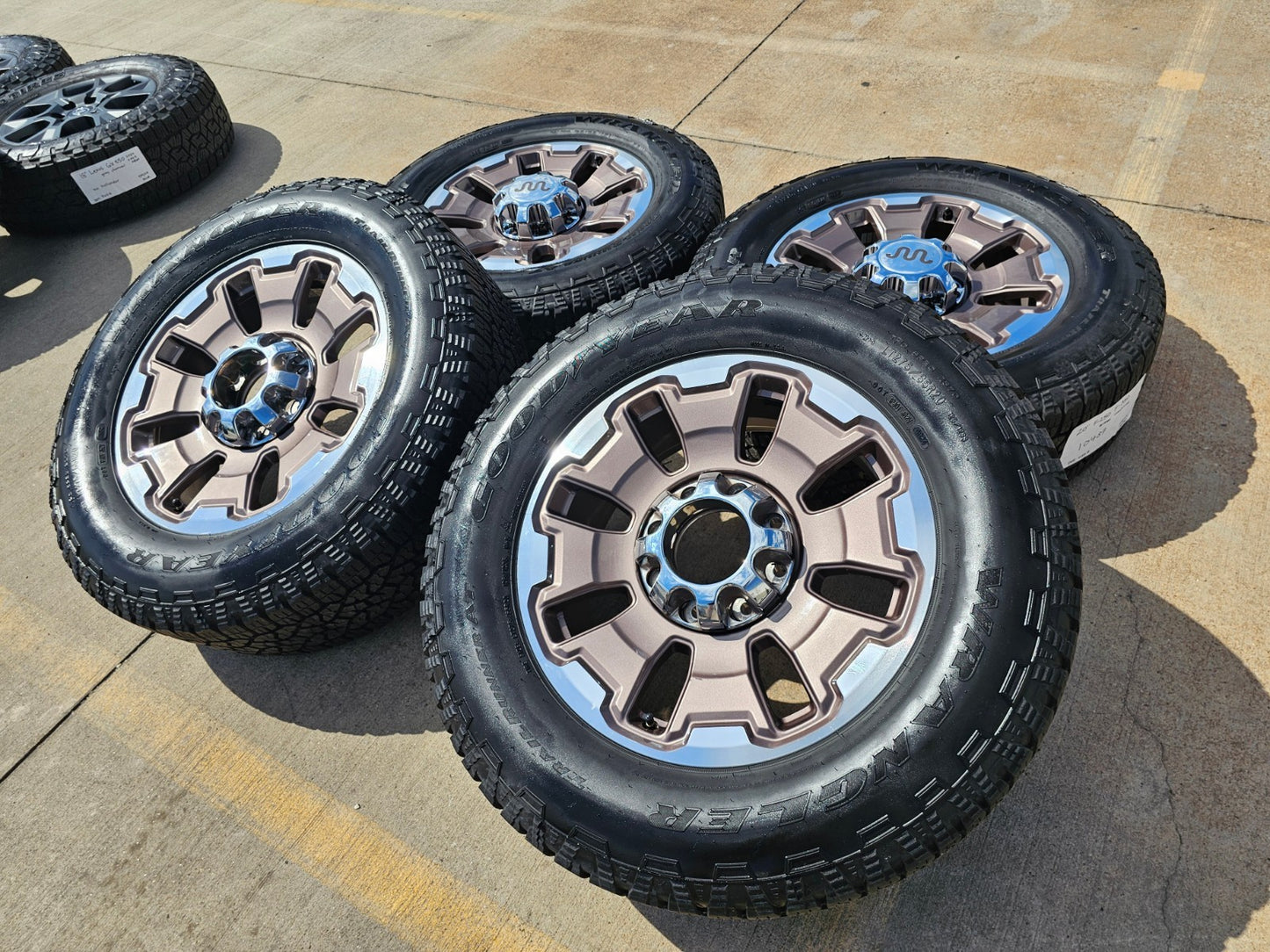 20" Ford F-250 F-350 OEM 10487 LIMITED KING RANCH tan wheels rims GOODYEAR