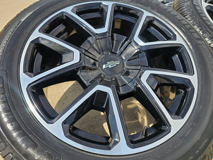 22" Chevy Tahoe Suburban RST OEM 14035 wheels rims SET Silverado 2025 2026 NEW