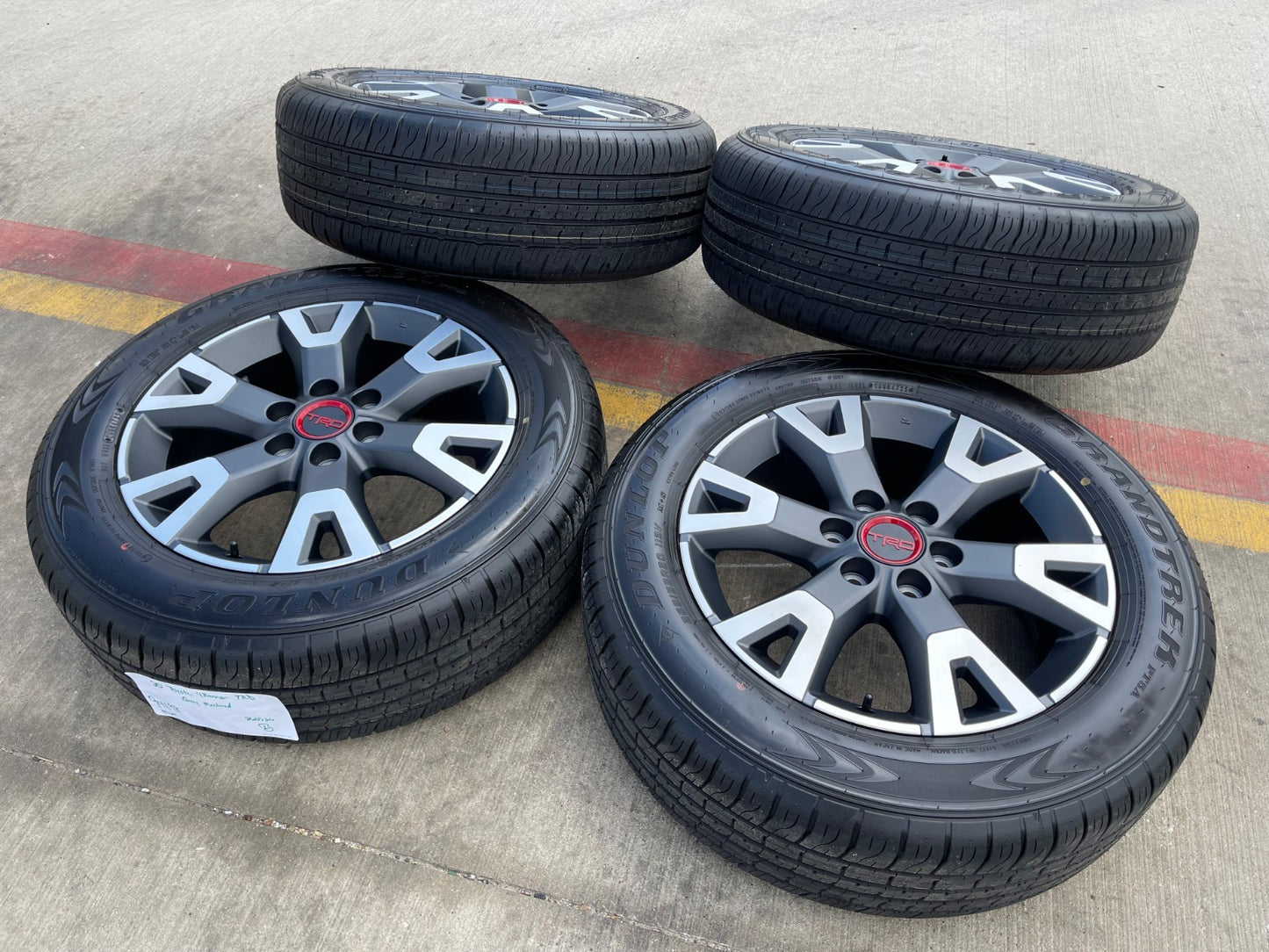 20" Toyota 4Runner TRD OEM 94198 wheels rims Tundra Sequoia 2025 2026 DUNLOP NEW