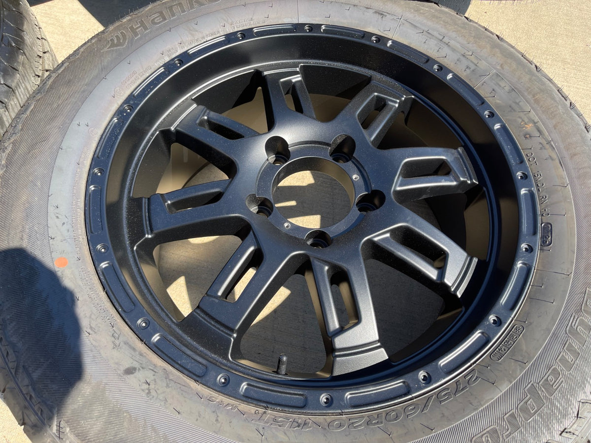 20" Toyota Tundra TSS TRD OEM wheels rims 5x150 HANKOOK A/T2 SET NEW