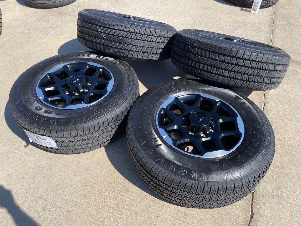 18" Dodge RAM 2500 3500 OEM 68629288 wheels rims tires FIRESTONE H/T2 SET
