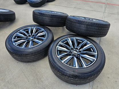 22" Cadillac OEM wheels rims GMC Sierra Escalade 4869 tires 2023 2024 2025 NEW
