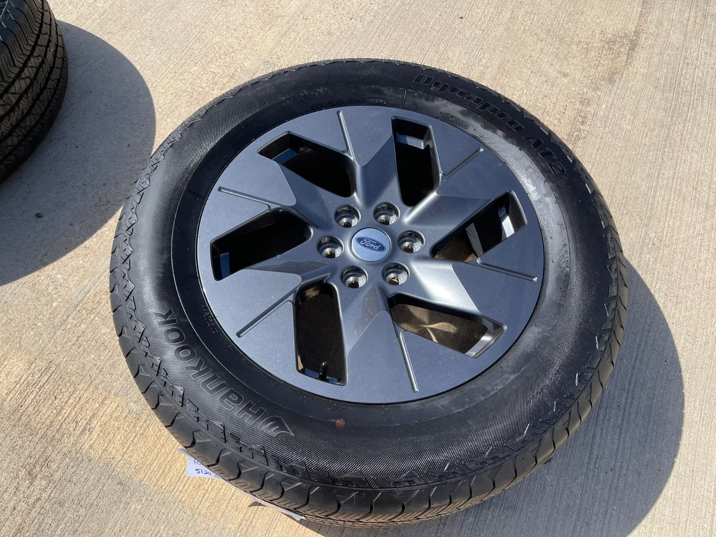 20" Ford F-150 LIMITED OEM rim wheel tire 10471 Expedition 2025 2026 HANKOOK