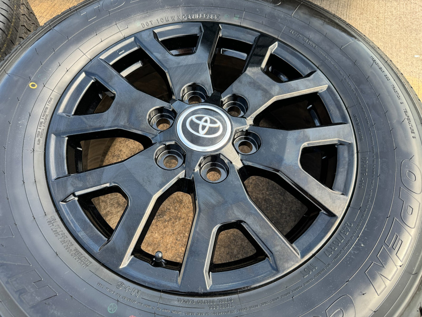 17" Toyota Tacoma 4Runner TRD Black OEM 94254 10637 wheels rims 2025 2026 NEW