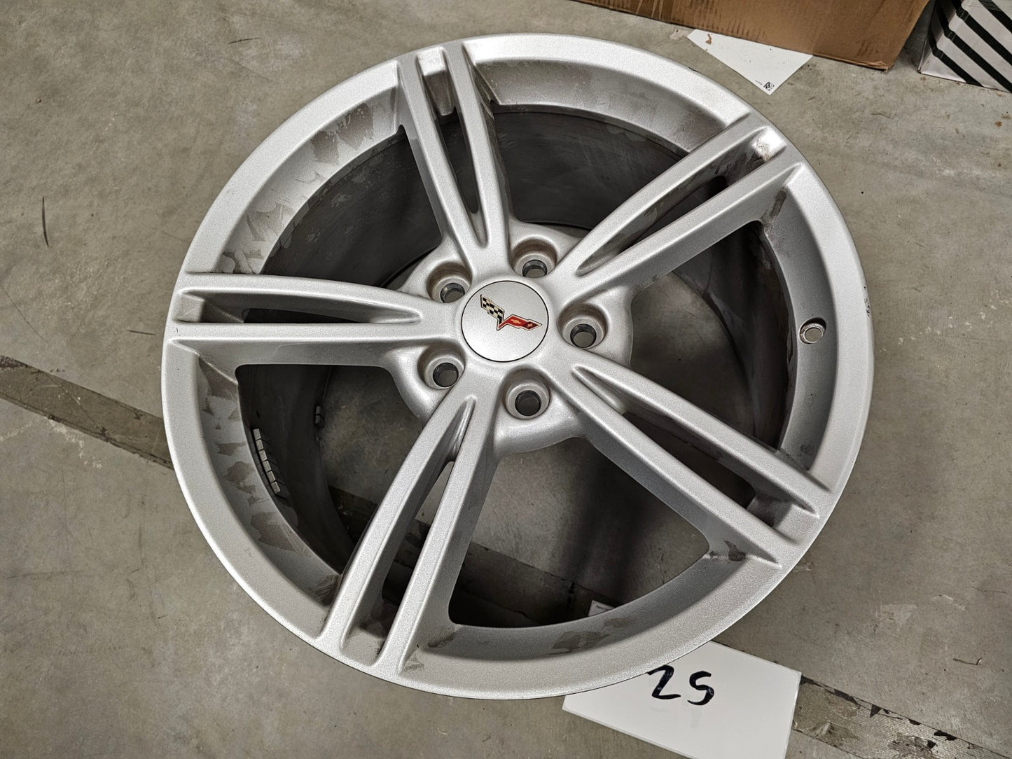 19x10 Chevy Corvette OEM rim wheel 5343 REAR 2006 2007 2008 2009 2010