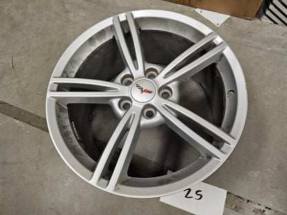 19x10 Chevy Corvette OEM rim wheel 5343 REAR 2006 2007 2008 2009 2010