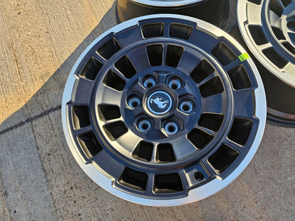 (5) 17" Ford Bronco wheels rims OEM 22025 Ranger 2023 2024 2025 2026 NEW
