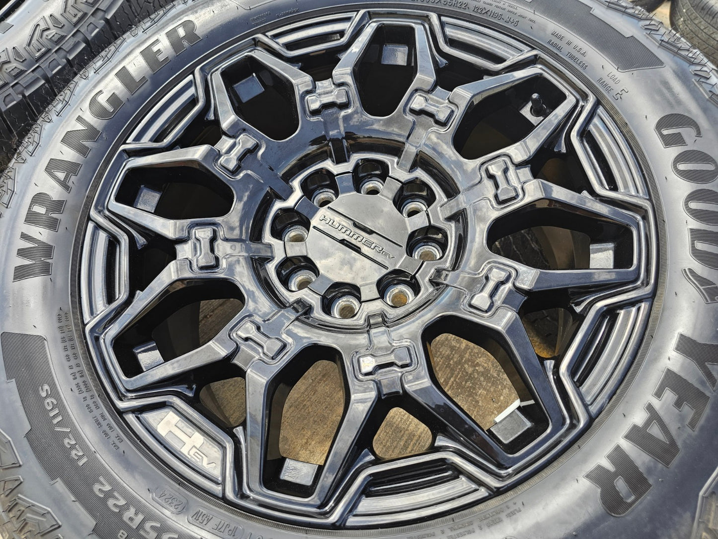 22" Hummer EV HEV 2500 OEM 8x165 14094 wheels rims 2024 2025 2026 2027