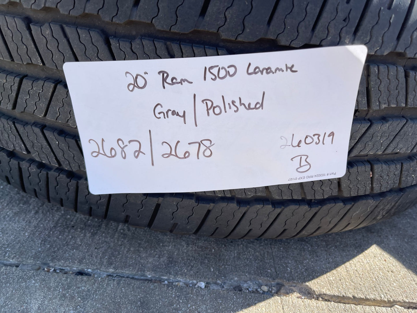 20" Dodge Ram 1500 OEM Laramie Long Horn 2678 2682 wheels rims MICHELIN DEFENDER