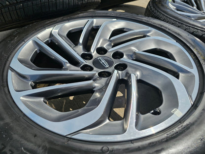 22" Lincoln Navigator OEM 94225 rims wheels BLACK LABEL BRIDGESTONE NEW