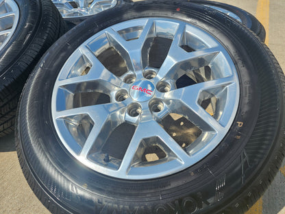 20" GMC Yukon Chevy Tahoe OEM Y spoke wheels rims 5698 tires