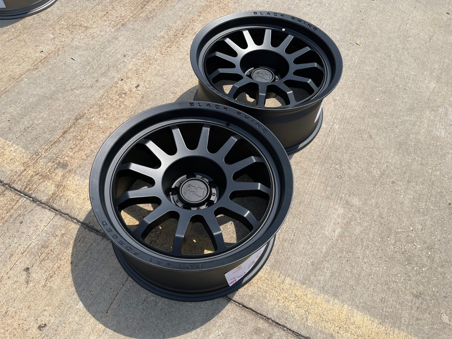 (1) 20" 20x9.5 Black Rhino Rapid RF Jeep Wrangler Gladiator wheel rim NEW