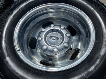 17" Ford F-350 Dually OEM 14077 14078 rims wheels 2024 2025 Michelin A/T NEW