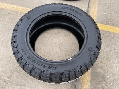 (1) 33x12.5x20 General Grabber A/TX tire 35x12.50R20 114S LT 10 PLY LRE M+S NEW