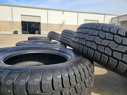 (4) 265/70/18 Cooper Discoverer Snow Claw LT 10 ply load range E tires