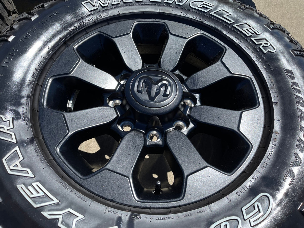 17" Ram 2500 3500 Laramie Power Wagon OEM 2599 wheels rims tires SET NEW