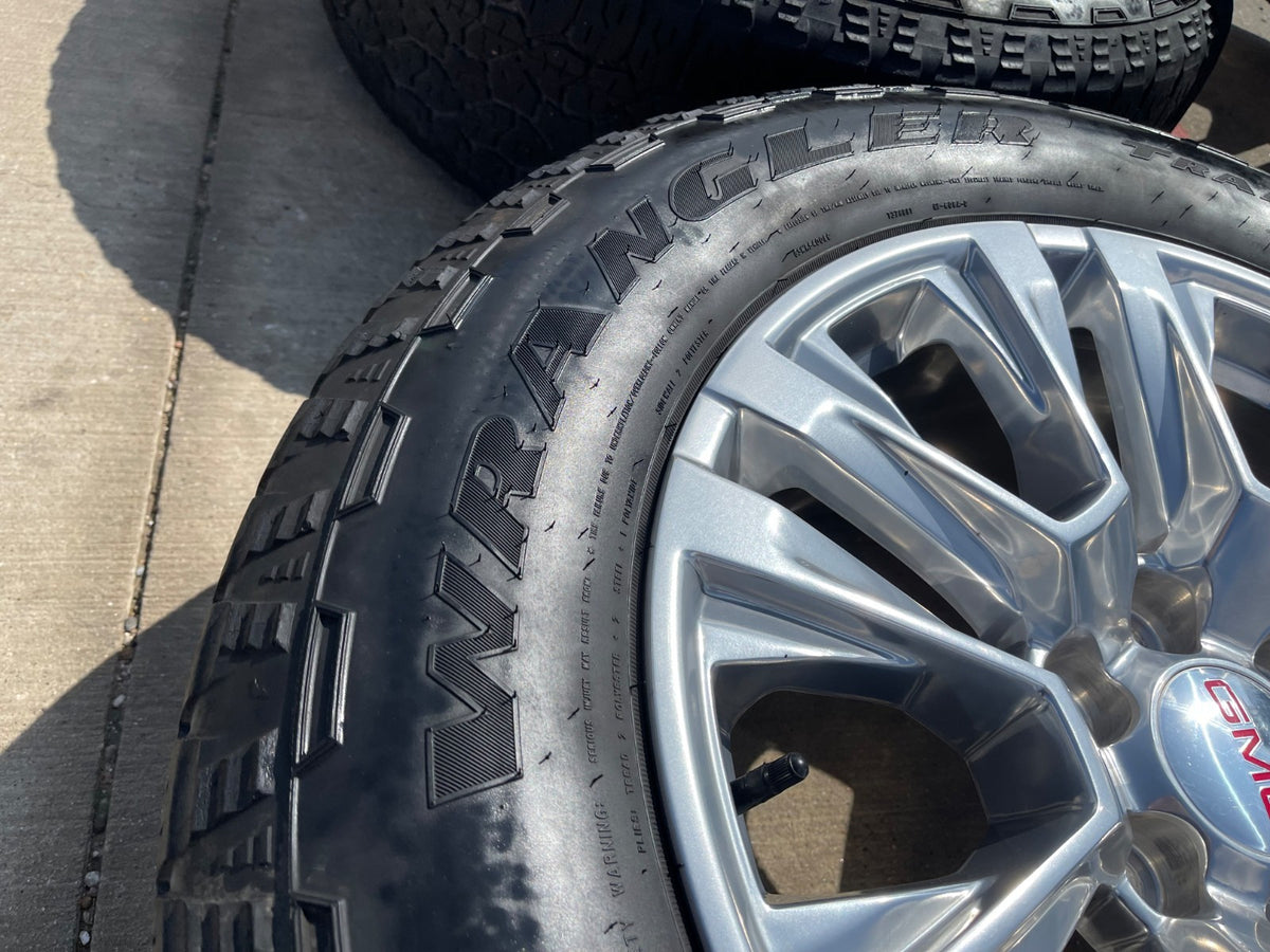 20" GMC Sierra Yukon Denali OEM 5917 wheels rims SET Chevy tires GOODYEAR