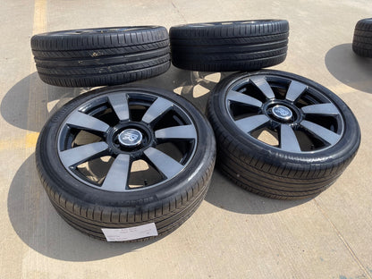 22" Rolls Royce Cullinan SHADOW OEM black wheels rims 5x112 tires