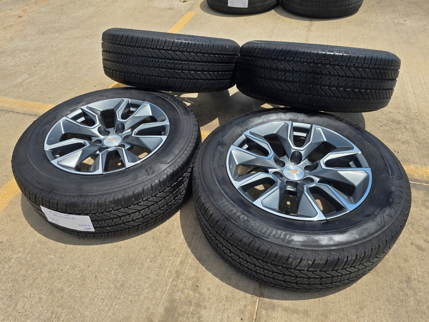 20" Chevy Silverado 1500 Tahoe OEM 5915 5916 wheels rims 2026 BRIDGESTONE NEW