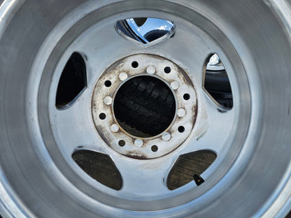 17" Chevy Silverado GMC Sierra 3500 Dually rims wheels OEM 5519 5520 MICHELIN
