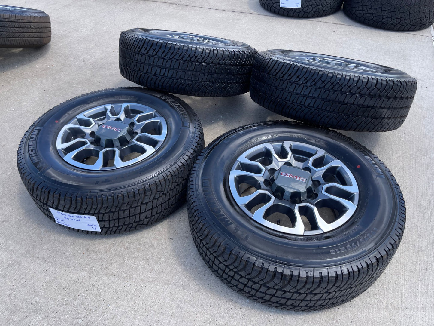 NEW 18" GMC Sierra AT4X Chevy Silverado 2500 3500 OEM wheels rims SET RIM# 5949
