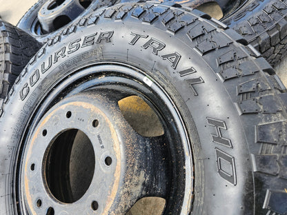 17" Dodge Ram 3500 Dually Laramie 8x200 wheels rims 2703 2704 OEM tires