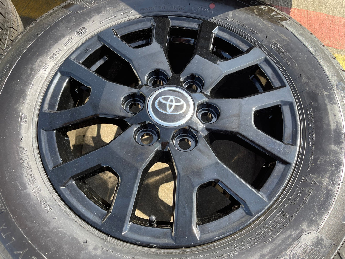 17" Toyota Tacoma 4Runner TRD OEM 10637 94254 wheels rims 2025 2026 NEW MICHELIN